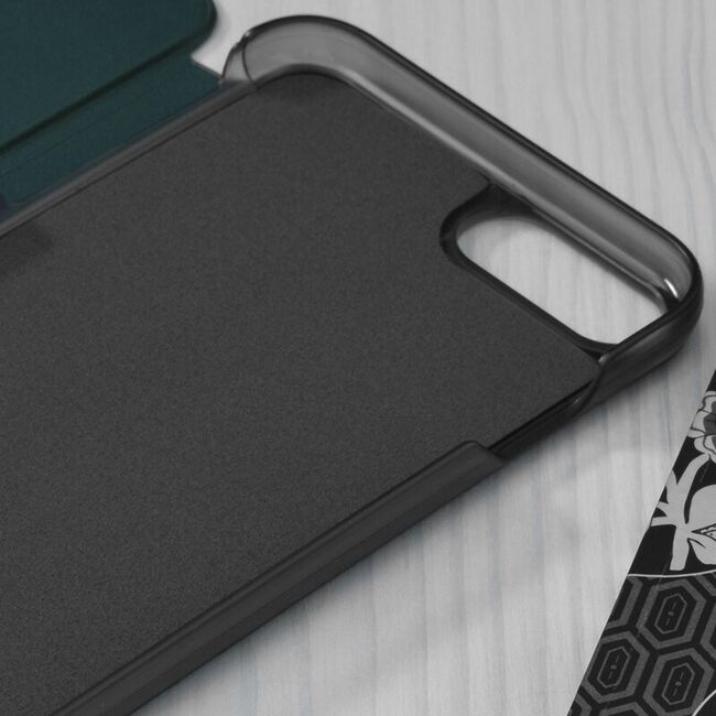 Husa iPhone 6 Plus / 6s Plus Eco Leather View Flip Tip Carte - Verde