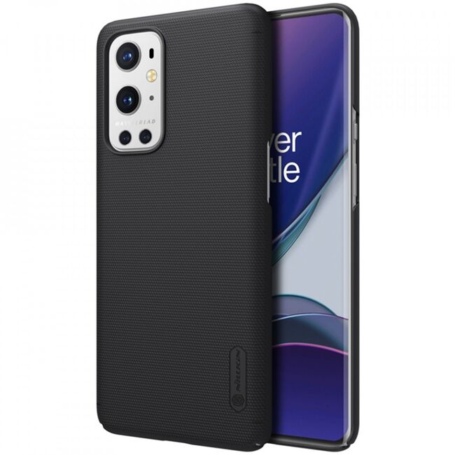 Husa oneplus 9 pro, super frosted shield, nillkin - negru