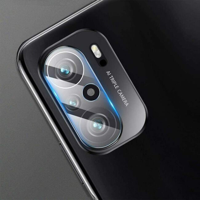 Folie camera xiaomi mi 11i / poco f3, mocolo full clear camera glass - transparent