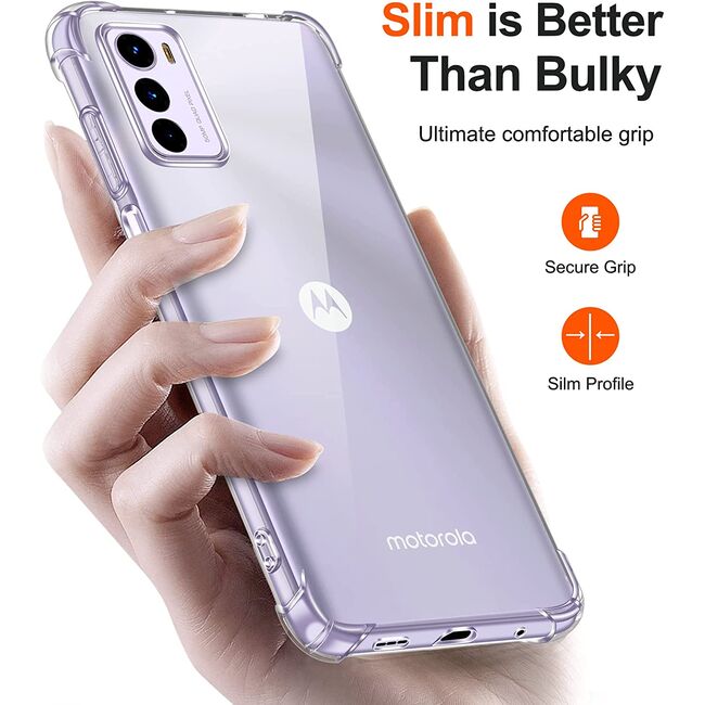Husa pentru Motorola Moto G42 Anti-Shock 1.5mm, transparent