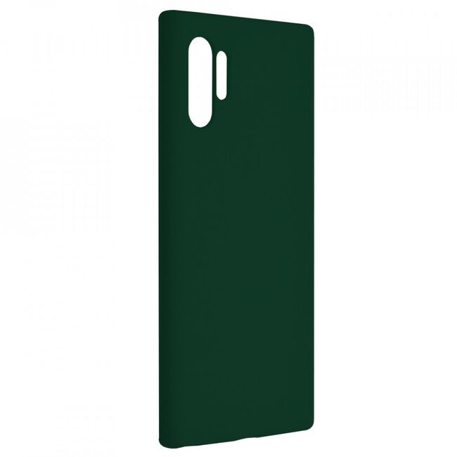 Husa samsung galaxy note 10 plus din silicon moale, techsuit soft edge - dark green