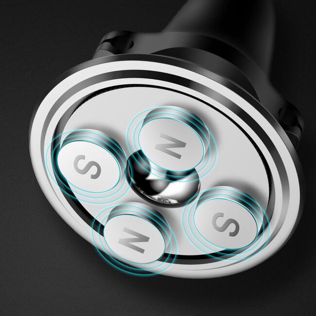 Suport magnetic auto grila ventialtie, baseus (sugx-a09) - rosu