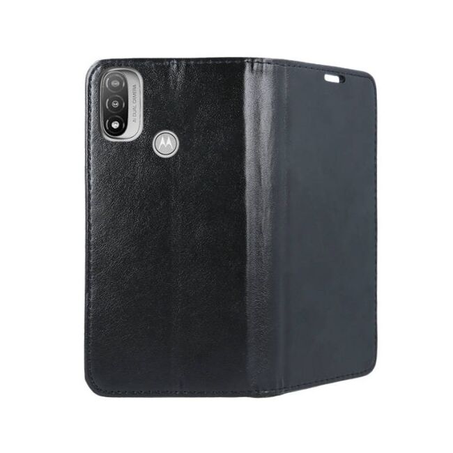 Husa Motorola Moto E20, E30, E40 Wallet tip carte, negru