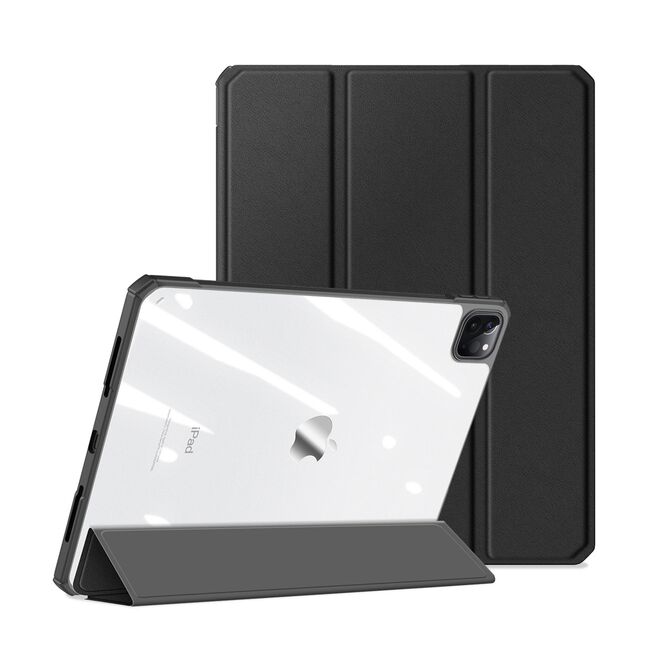 Husa pentru iPad Pro 12.9 inch 2022, 2021, 2020 DUX DUCIS Copa Multi-angle Stand Smart Sleep Function, negru