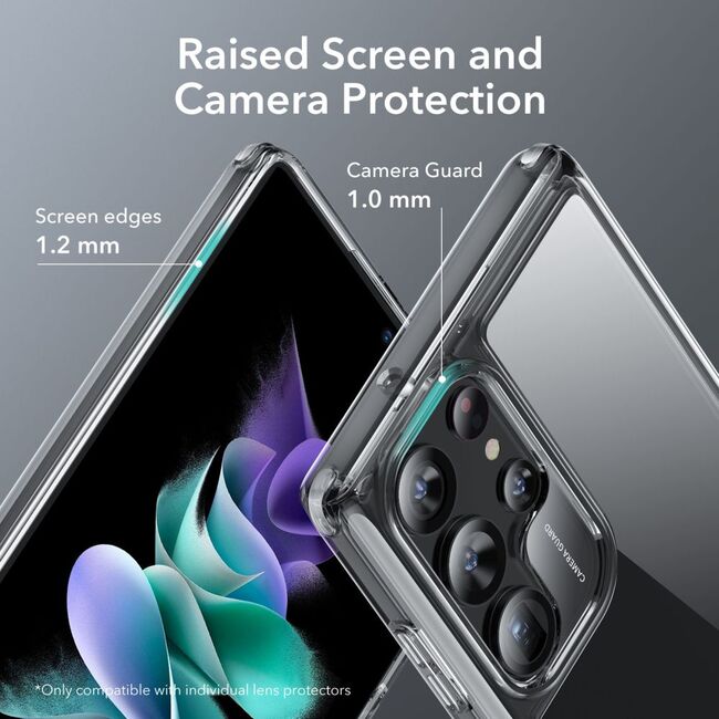 Husa pentru Samsung Galaxy S23 Ultra ESR Air Shield Boost, clear