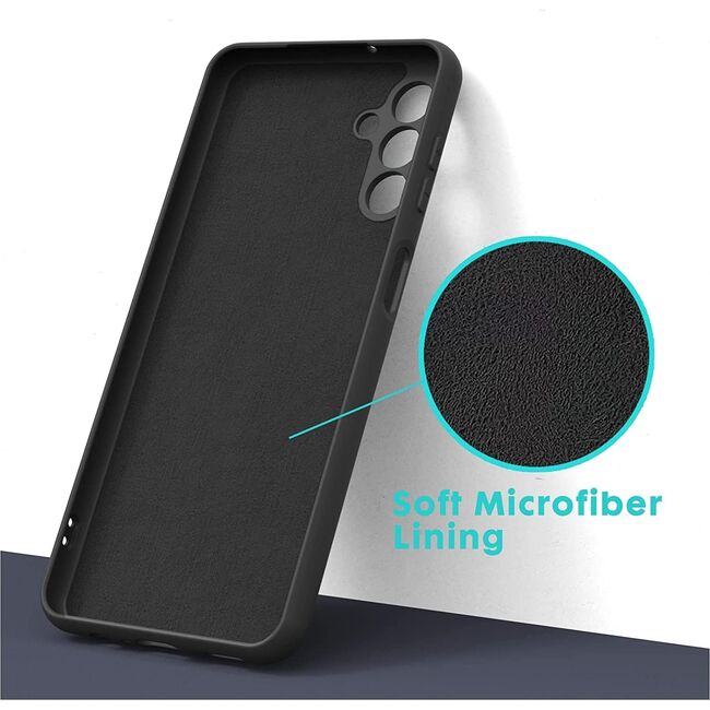 Husa Samsung Galaxy A04s Liquid Silicone, negru
