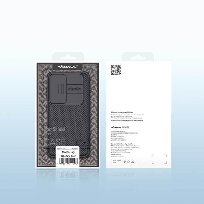 Husa pentru Samsung Galaxy S23+ Plus Nillkin Camshield Pro, negru