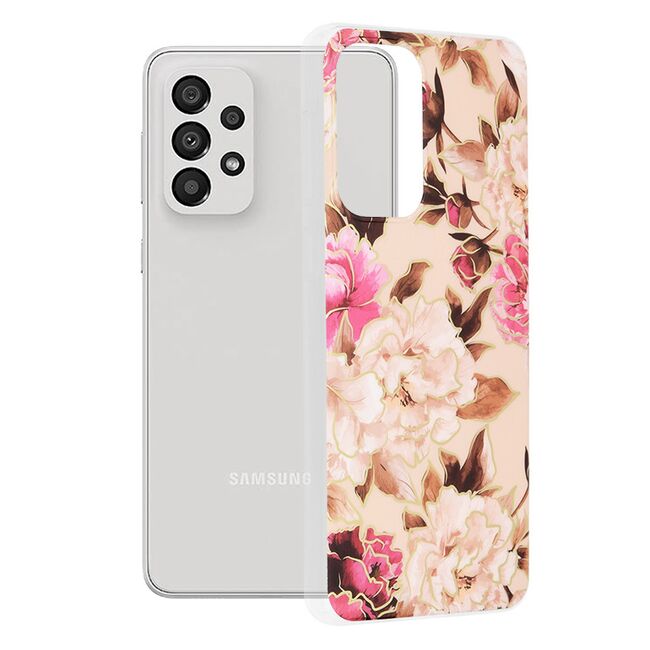 Husa samsung galaxy a33 5g marble series, techsuit - mary berry nude