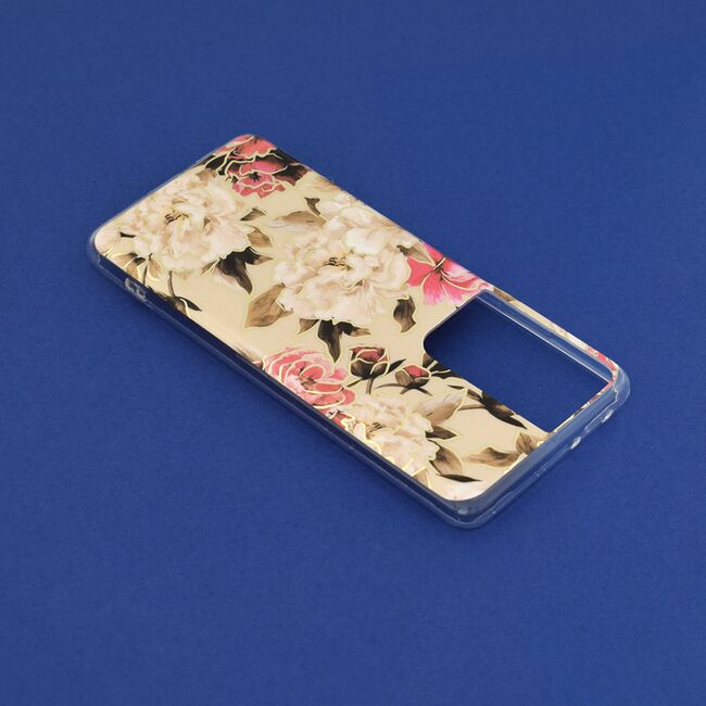 Husa samsung galaxy s21 ultra marble series, techsuit - mary berry nude