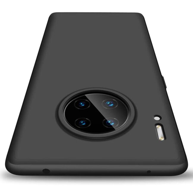 [Pachet 360°] Husa + Folie Huawei Mate 30 Pro GKK Original - Negru