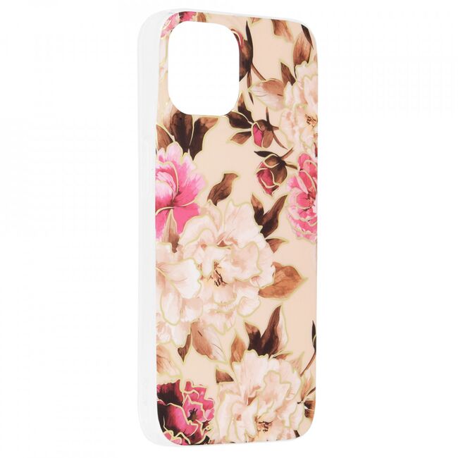 Husa apple iphone 14 marble series, techsuit - mary berry nude