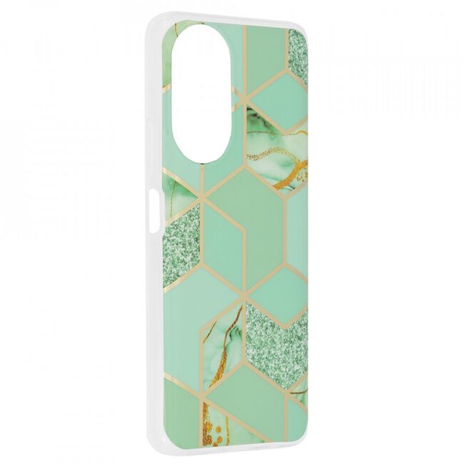 Husa honor x7 marble series, techsuit - green hex
