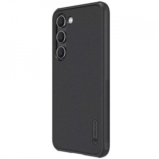 Husa samsung galaxy s23 plus, super frosted shield pro, nillkin - negru