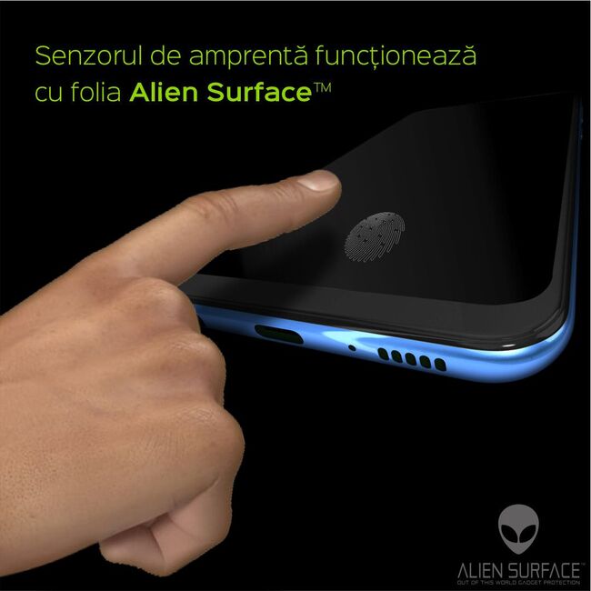 Folie Regenerabila Samsung Galaxy A50 Alien Surface Case Friendly - Clear