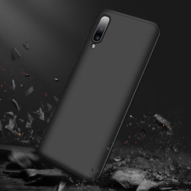 [Pachet 360°] Husa + Folie Samsung Galaxy A70 GKK Original - Negru