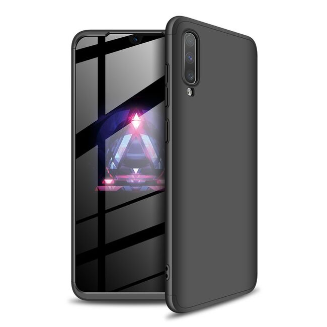 [Pachet 360°] Husa + Folie Samsung Galaxy A70 GKK Original - Negru