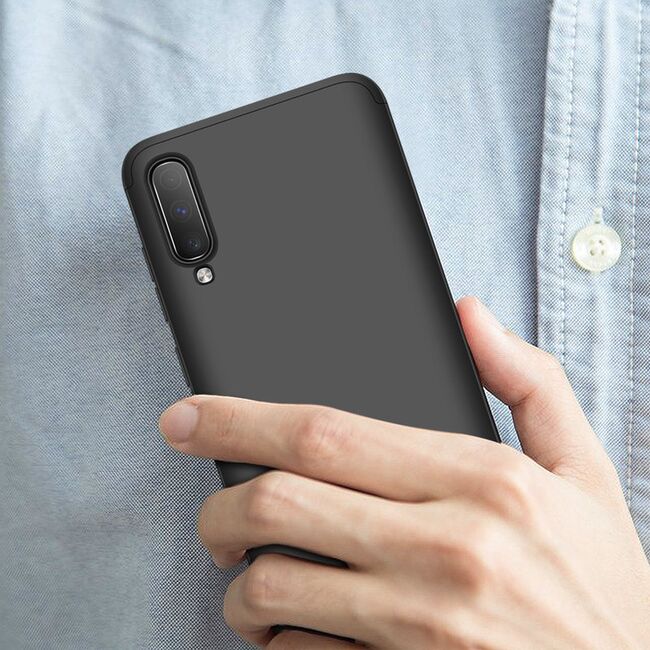 [Pachet 360°] Husa + Folie Samsung Galaxy A70 GKK Original - Negru