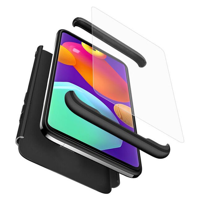 [Pachet 360°] Husa + Folie Samsung Galaxy M62/ F62 GKK Original - Negru