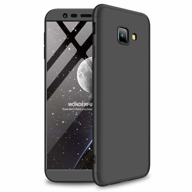 [Pachet 360°] Husa + Folie Samsung Galaxy J4 Plus GKK Original - Negru