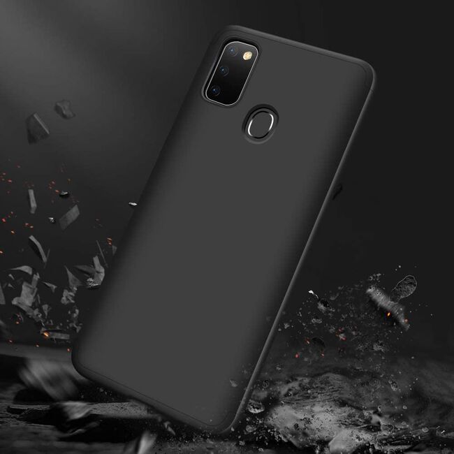 [Pachet 360°] Husa + Folie Samsung Galaxy M21 GKK Original - Negru