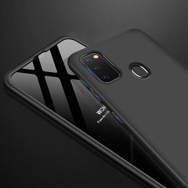 [Pachet 360°] Husa + Folie Samsung Galaxy M21 GKK Original - Negru