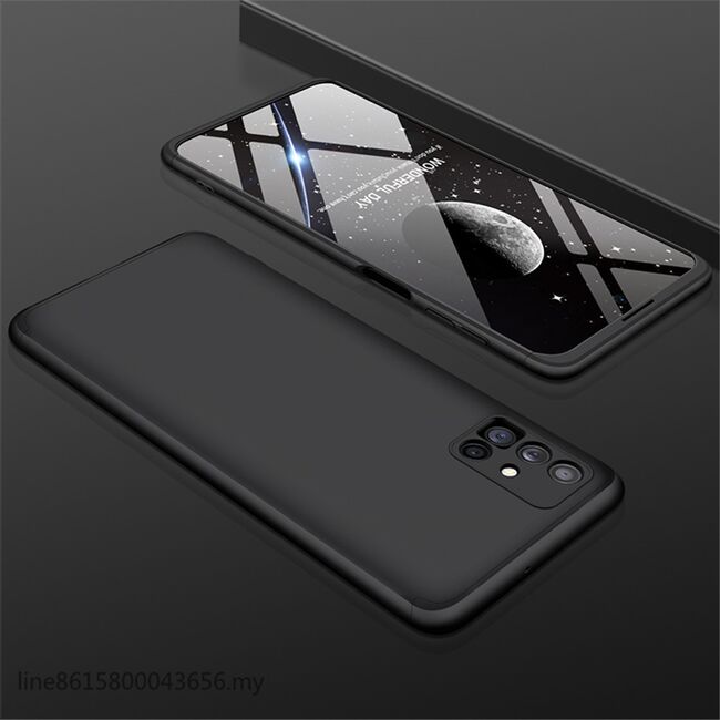 [Pachet 360°] Husa + Folie Samsung Galaxy M51 GKK Original - Negru