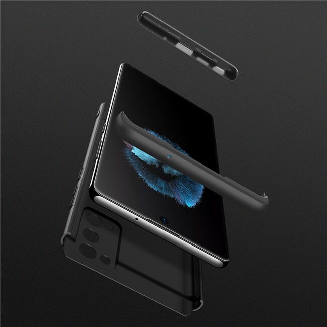 [Pachet 360°] Husa + Folie Samsung Galaxy Note 20 GKK Original - Negru
