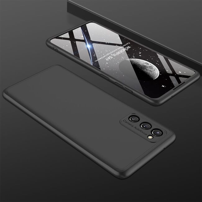 [Pachet 360°] Husa + Folie Samsung Galaxy S21 FE 5G GKK Original - Negru