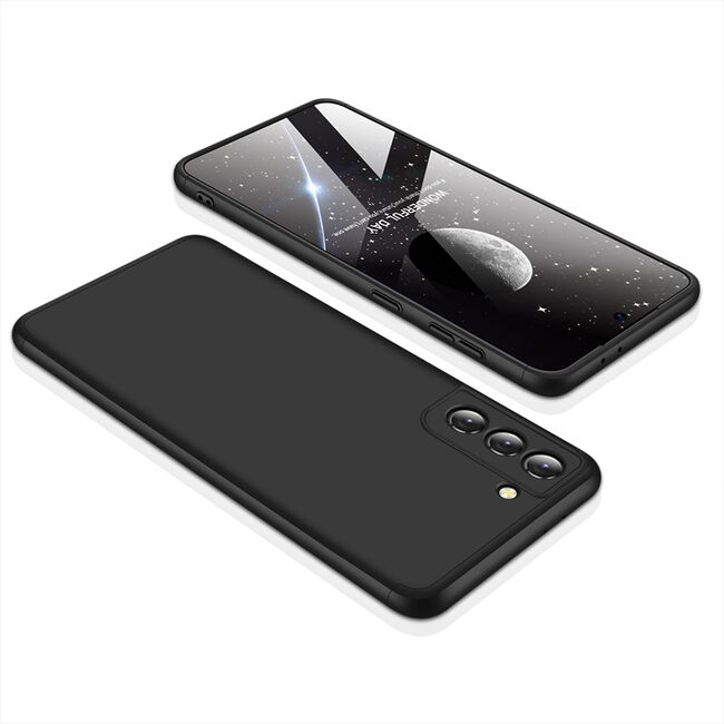 [Pachet 360°] Husa + Folie Samsung Galaxy S21 Plus 5G GKK Original - Negru