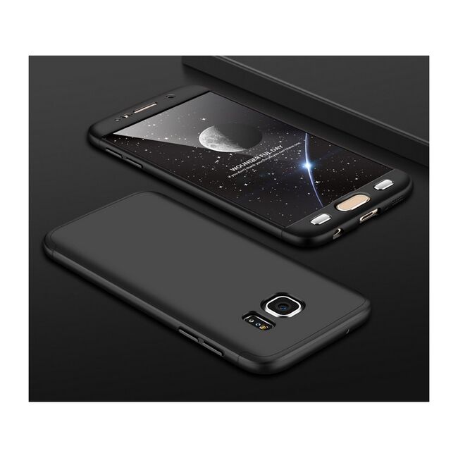 [Pachet 360°] Husa + folie Samsung Galaxy S7 GKK Original, negru