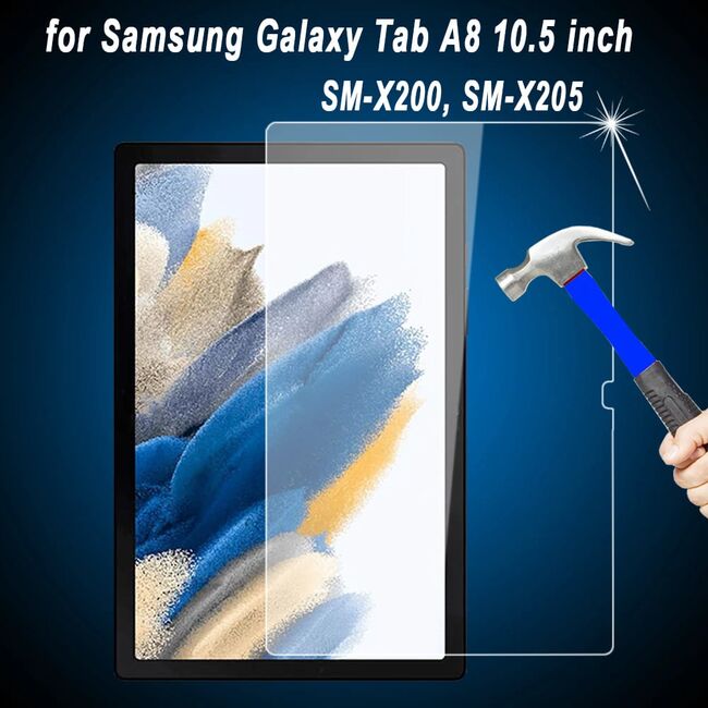 Folie sticla Samsung Galaxy Tab A8 10.5 (2021) Lito 9H Tempered Glass, transparenta
