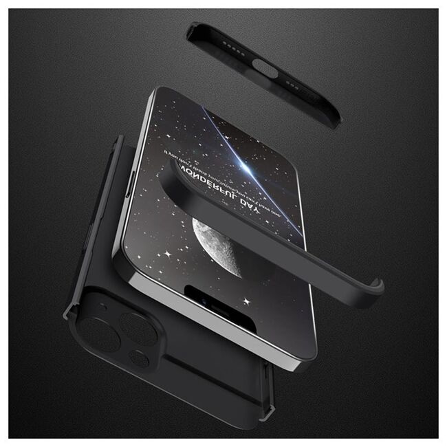 [Pachet 360°] Husa + Folie iPhone 13 GKK Original - Negru