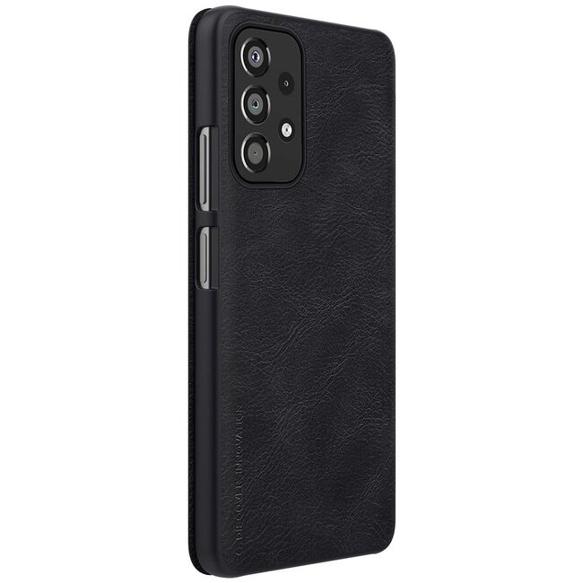 Husa Samsung Galaxy A33 5G Nillkin QIN Leather, negru