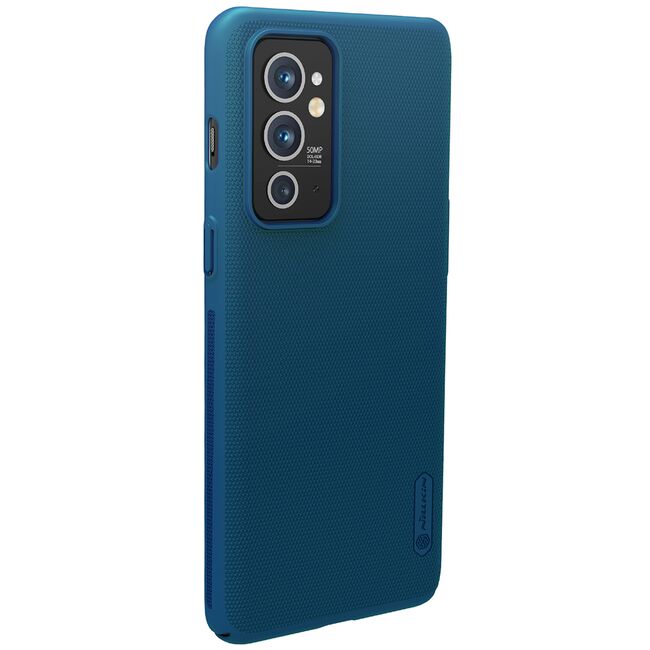 Husa OnePlus 9RT 5G Nillkin Super Frosted Shield, albastru