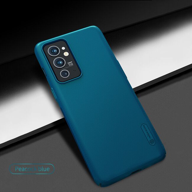Husa OnePlus 9RT 5G Nillkin Super Frosted Shield, albastru