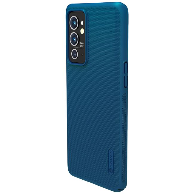 Husa OnePlus 9RT 5G Nillkin Super Frosted Shield, albastru