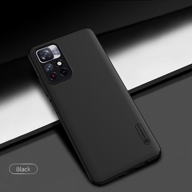 Husa Xiaomi Poco M4 Pro 5G Nillkin Super Frosted Shield, negru
