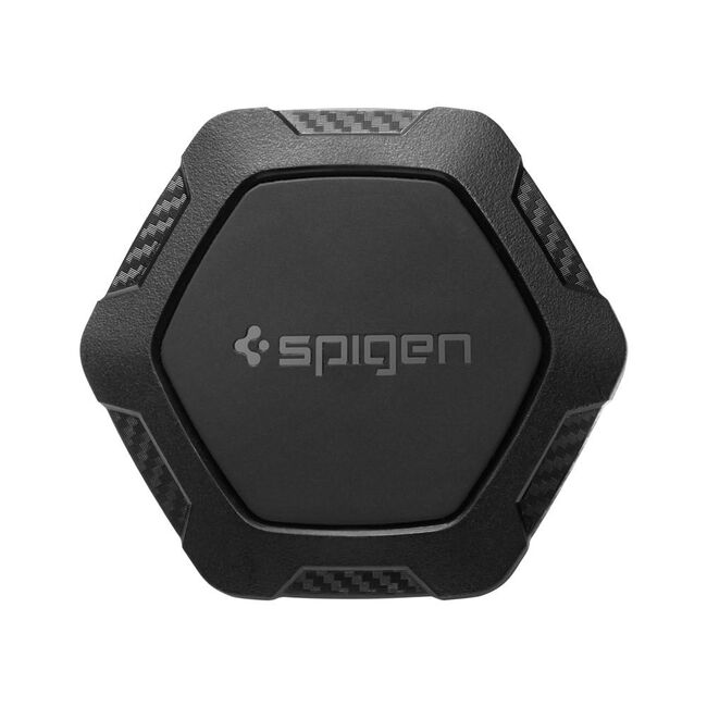 Suport telefon auto magnetic grila ventilatie Spigen QS11, negru