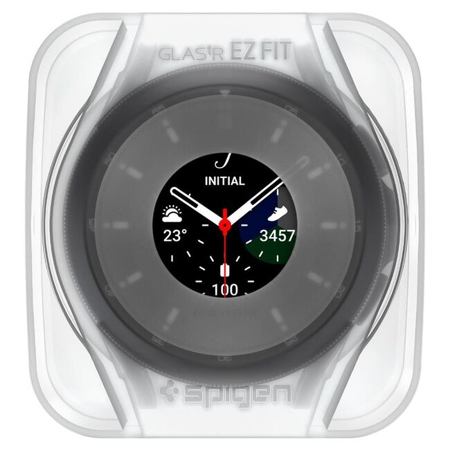 [Pachet 2x] Folie Samsung Galaxy Watch4 Classic 42mm Spigen Glas.tR EZ Fit, clear