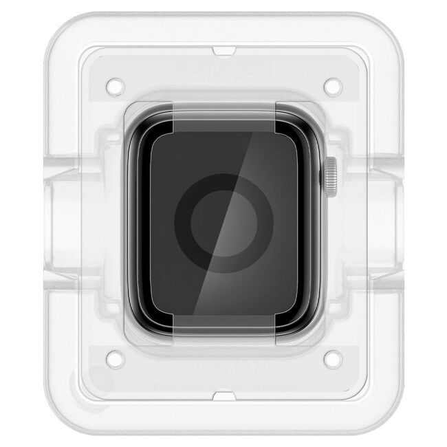 [Pachet 2x] Folie Apple Watch 4 / 5 / 6 / 7 / 8 / SE (40mm) Spigen ProFlex EZ Fit Full Cover 8H