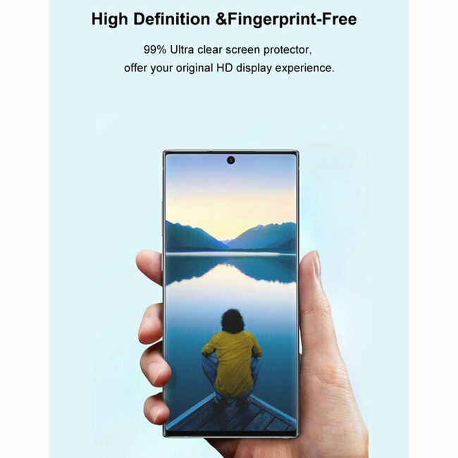 Folie sticla Samsung Galaxy S23 Lito UV Glue, privacy