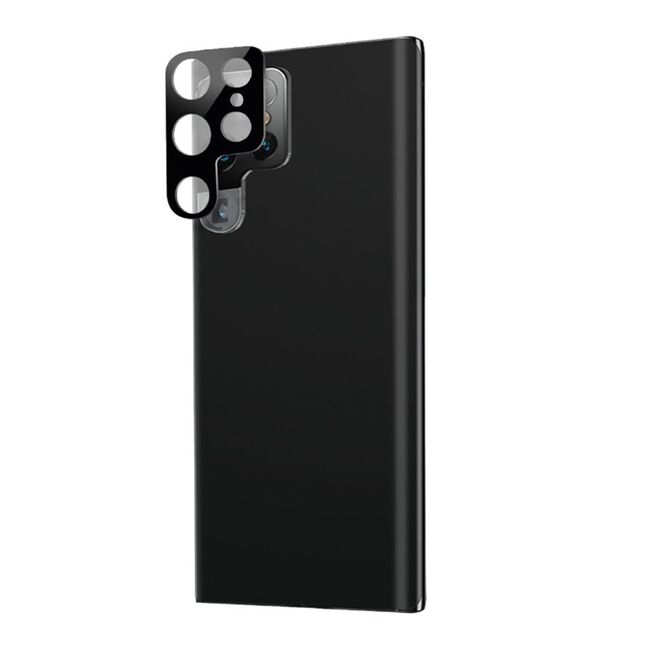 Folie camera Samsung Galaxy S22 Ultra 5G Lito S+ Metal Protector, negru