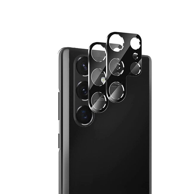 Folie camera Samsung Galaxy S22 Ultra 5G Lito S+ Metal Protector, negru
