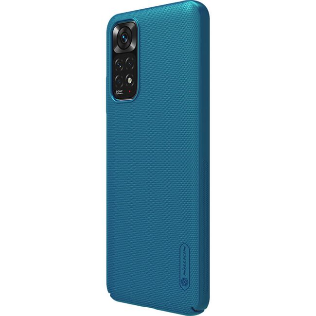 Husa Xiaomi Redmi Note 11 Nillkin Super Frosted Shield, albastru