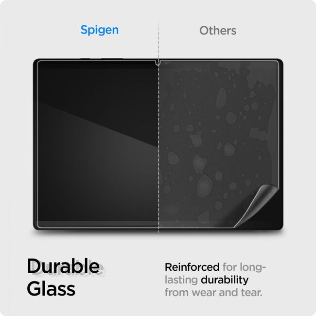 Folie sticla Samsung Galaxy Tab A8 10.5 (2021) Spigen Glas.tR Slim, clear