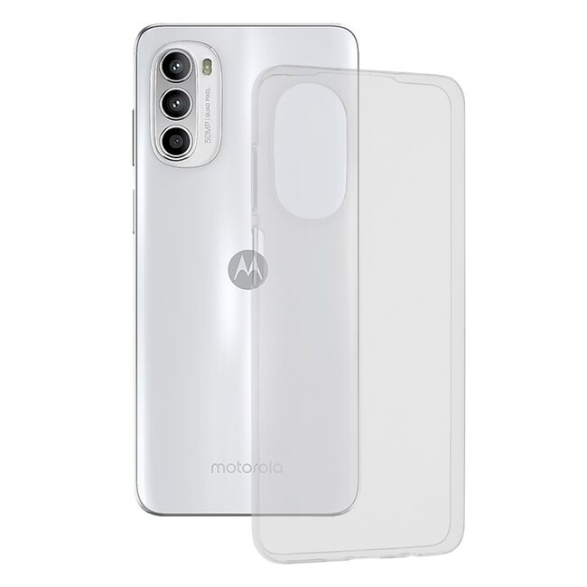 Husa Motorola Moto G52 Techsuit Clear Silicone, transparenta