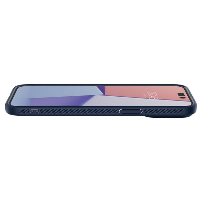 Husa iPhone 14 Pro Max Spigen Liquid Air, albastru