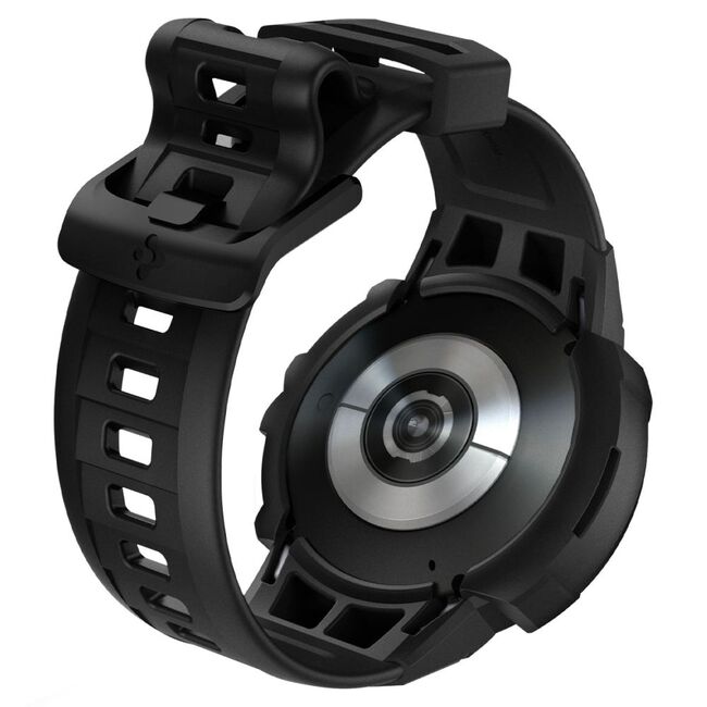 [Pachet husa + curea] Samsung Galaxy Watch4 44mm Spigen Rugged Armor Pro, negru