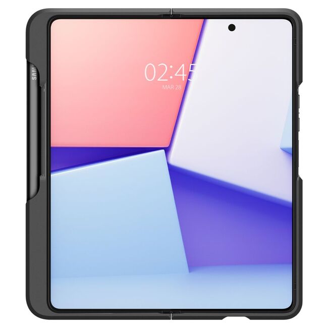 Husa Samsung Galaxy Z Fold4 Spigen Thin Fit Pen, negru