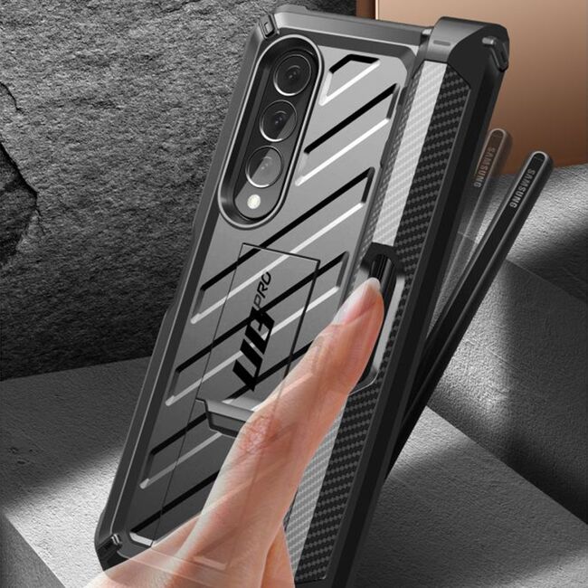 Husa Samsung Galaxy Z Fold4 Supcase Unicorn Beetle Pro, negru